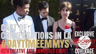 Cast of Conversations in LA interviewed at the 45th Annual CreativeArtsEmmys DaytimeEmmys [upl. by Tiffanie]