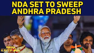 NDA Set To Sweep Andhra Pradesh  Exit Poll Predictions For Lok Sabha Polls 2024  NewsN18EP [upl. by Enawd]