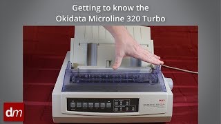 Getting to know the Okidata Microline 320 Turbo dotmatrix printer [upl. by Weywadt176]