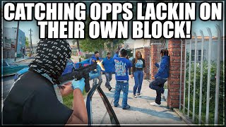 Catching Opps Lackin On Their Own Block  GTA RP  Grizzley World WHITELIST [upl. by Rehpinej]