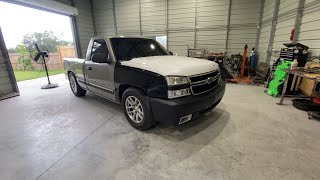 2002 Silverado gets a step notch from ​​Ekstensive metal works installed [upl. by Lassiter]