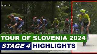 Aleotti CONFUSED by Jayco Alula Tactics  Tour of Slovenia 2024 Stage 4 Highlights [upl. by Hector]