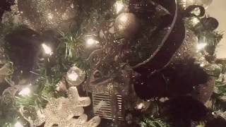 Black White and Silver Christmas Tree Reveal [upl. by Rolf]