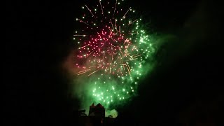 Feuerwerk Winzerfest Bingen 2024 Burg Klopp [upl. by Tisbe384]