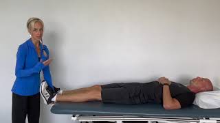 Section 2 Functional Mobility  Hip Flexor Stretch Passive Prone [upl. by Yrallih806]