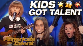 Grace VanderWaal Sofie Dossi And The Most Talented Kids Wow  America’s Got Talent [upl. by Couq]