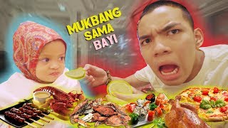 MUKBANG 18 MAKANAN Sama BAYI Tanpa IBU jangan marah ibu [upl. by Liddy]