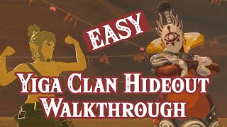 Easy Yiga Clan Hideout Walkthrough Guide – Legend of Zelda Breath of the Wild Tutorial [upl. by Eyks147]