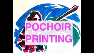 Pochoir Paper Stencil Printmaking  Sting [upl. by Schonfield]