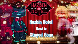 Hazbin Hotel react to quotStayed GonequotAlastor x VoxGacha Life 2My AU ☆Speed up to 2x is better [upl. by Ayin]