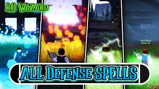 ALL Defense Spells in RO Wizard [upl. by Trebreh]