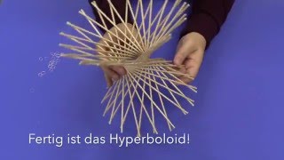 How to build a flexible hyperboloid –– MathLapse [upl. by Mastic]