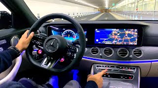 2021 Mercedes AMG E63 S  NIGHT Drive E Class FULL Review Interior Exterior [upl. by Melliw]