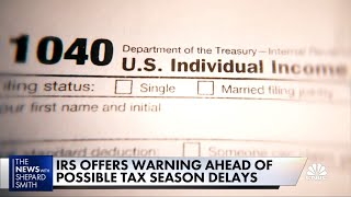 IRS encourages taxpayers to file early this year [upl. by Enram]