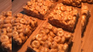 Peanut Butter Cheerio Bars Only 3 ingredients Shorts [upl. by Ciel]