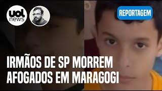 Irmãos que morreram em Maragogi AL foram arrastados por redemoinho diz parente  Carlos Madeiro [upl. by Nafri942]