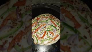 Quick and easy 🍳 pan pizza 🍕 viral  trending  yt shorts  shorts feed [upl. by Sinai877]