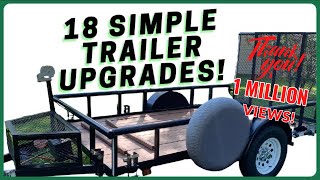 18 Cheap and Easy Ways to Upgrade a Utility Trailer 2024 [upl. by Rolando422]