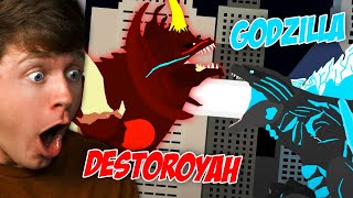 GODZILLA vs DESTOROYAH the BATTLE for LIFE Reaction [upl. by Mellisa]