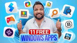 11 Free Windows 11 Apps You Must Try in 2024 [upl. by Halbeib609]