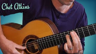 Borsalino Chet Atkins Favourite on guitar [upl. by Doomham]