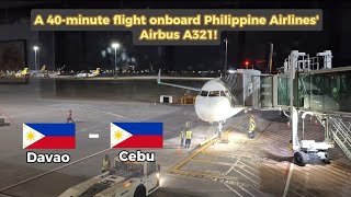 Flight Review  Philippine Airlines Airbus A321200 RPC9915 Economy Class  Davao to Cebu [upl. by Nomi]