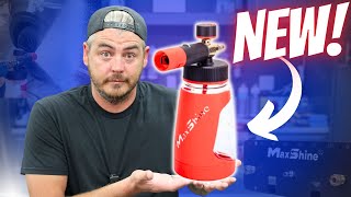 NEW MAXSHINE FOAM CANNON and Foam Cannon Storage Mount  TEST amp REVIEW [upl. by Tehc237]