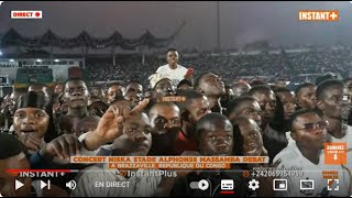 CONCERT DE NISKA AU STADE ALPHONSE MASSAMBA DEBAT shooooow [upl. by Akkin451]