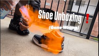 Jordan 3 Black Cement Shoe Unboxing and On Feet Review Gone Wrong [upl. by Ettenot]