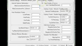 TCP Optimizer  best settings for games dedicated NIC [upl. by Sibella]