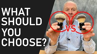 Synthetic Vs Badger Hair Shaving Brush  Whats Better [upl. by Ursola244]