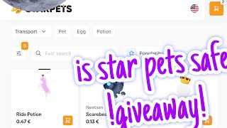 is starpets safe remind ur self of the giveaway up to 20nov [upl. by Enirhtac881]