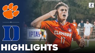 Clemson vs Duke  NCAA College Soccer  Highlights  November 05 2023 [upl. by Rolfston]