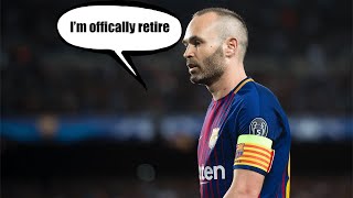 ExBarcelona And Spain Great Andres Iniesta Retires Aged 40 [upl. by Morrell495]