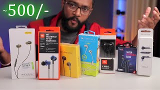 Top 7 Budget Earphones TEST  Must watch Before Buy [upl. by Riehl965]