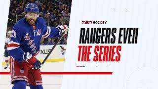 Rangers depth helped them overcome the Panthers to win in OT and even the series [upl. by Jump]