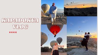 KAPADOKYA VLOG🎈🥹❤️ arkadaşlarla tatil  yeme içme  çömlek yapımı  balonlar  atv turu [upl. by Deming794]