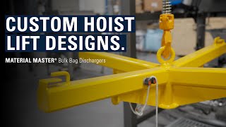 Discover Custom Bulk Bag Discharger Frame amp Hoist Lift Options  Material Transfer amp Storage [upl. by Giwdul]