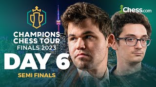 Can Fabiano amp Wesley Comeback vs Magnus amp Nodirbek  Champions Chess Tour Finals 2023 Semis Day 2 [upl. by Hyland]