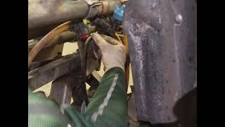 Changing the Belts on a Turfco [upl. by Eloc]