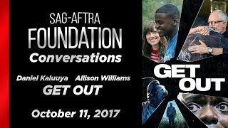 Conversations with Allison Williams and Daniel Kaluuya of GET OUT [upl. by Yokoyama825]