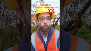 Newbie and chainsaw fails fail construction adamrose workers [upl. by Ted41]