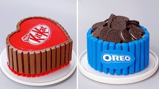 Easy KITKAT amp OREO Chocolate Cake Decorating Tricks  DIY Chocolate Dessert Recipes [upl. by Siusan]