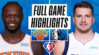 KNICKS at MAVERICKS  FULL GAME HIGHLIGHTS  March 9 2022 [upl. by Gris722]