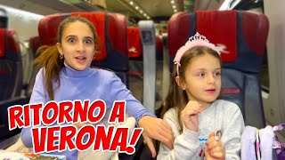 RITORNIAMO a VERONA VLOG del Nostro VIAGGIO di RIENTRO 🛤 [upl. by Lledor]