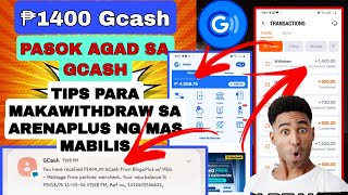 PAANO MAKAWITHDRAW SA ARENAPLUS TIPS PARA MAKAWITHDRAW NG MABILIS  PAYMENT PROOF  STEP BY STEP [upl. by Takara]