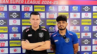 ISL 202425 OdishaFC vs EastBengalFC  Pre Match Press Conference [upl. by Klinger328]