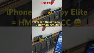 HORNBY DCC ELITE CONTROLLER WIRELESS to iPhone Getting Seriously Easy Hornby Train Layout Class 37 [upl. by Cogen664]