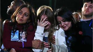 Lefties in tears following Donald Trumps presidential victory [upl. by Llednav]