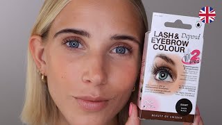 Colour your eyelashes  Perfect Eye Lash amp Eyebrow Colour [upl. by Neiviv131]